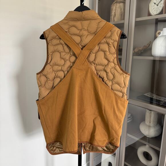 Moncler x Salehe Bembury Sierpinski Down Vest Layered Canvas Gilet 3 NEW Jacket - Picture 3 of 7